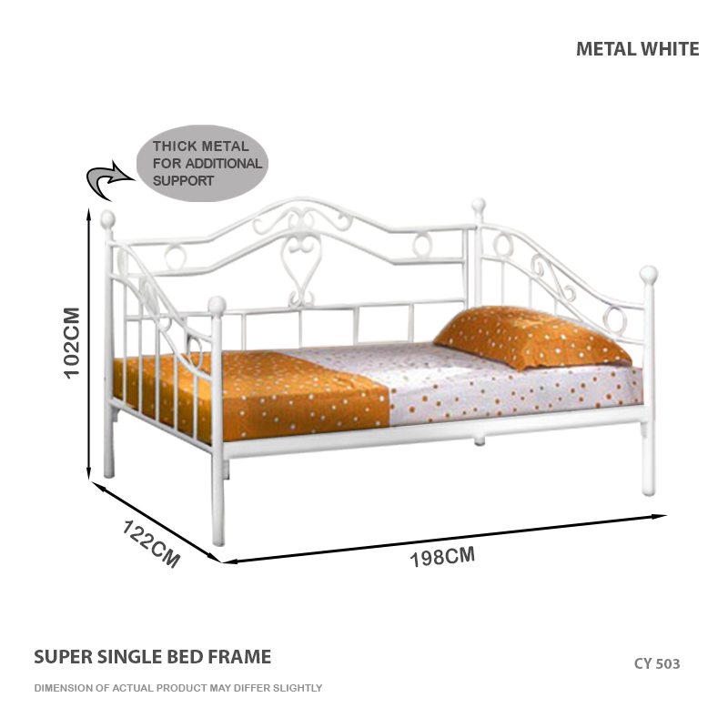 CY 503 METAL DAY BED FRAME S SINGLE 1 B copy